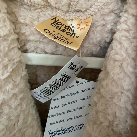 Cream Teddy Oversized Jacket - Picture 3 of 5